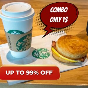 Starbucks Combo Deal Today – Only $1